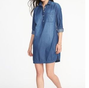 COPY - Old navy chambray denim shirt dress XL
